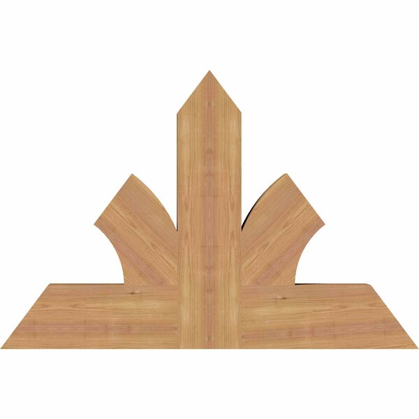 Ekena Millwork Richland Timber Gable Bracket, Western Red Cedar, 36"W x 24"H x 3 1/2"D x 5 1/2"F, 16/12 Pitch GBW036X24X0406RIC00SWR - main